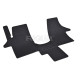 CAR RUBBER FLOOR MATS BLACK VW T5/T6 (2s.) (2003-2022) RIGUM