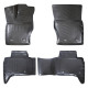 CAR RUBBER FLOOR MATS BLACK 3D LR RR Sport (2013-...) RIZLINE