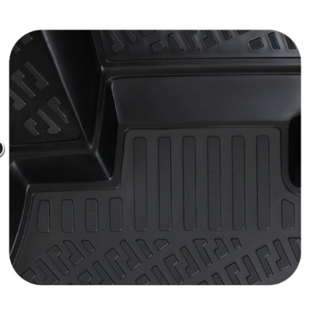 CAR RUBBER FLOOR MATS BLACK 3D Mini Countryman II (2017-...) RIZLINE