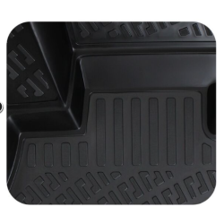 CAR RUBBER FLOOR MATS BLACK 3D Mini Countryman II (2017-...) RIZLINE