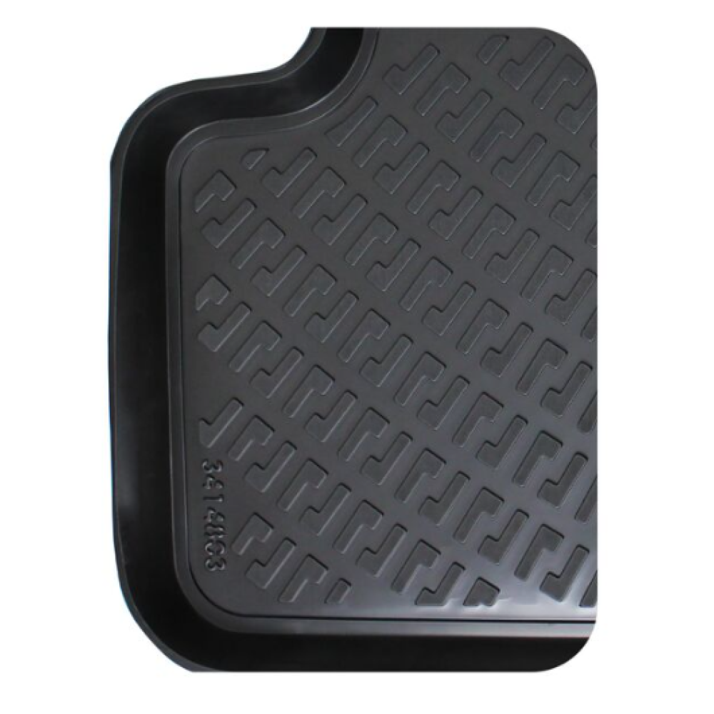CAR RUBBER FLOOR MATS BLACK 3D Mini Countryman II (2017-...) RIZLINE