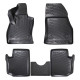 CAR RUBBER FLOOR MATS BLACK 3D CHRYSLER 300C (2011-...) RIZLINE