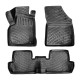 CAR RUBBER FLOOR MATS BLACK 3D PEUGEOT 3008 (2009-2016) RIZLINE