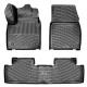 CAR RUBBER FLOOR MATS BLACK 3D RENAULT MEGANE E-TECH (2022-...) RIZLINE