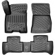 CAR RUBBER FLOOR MATS BLACK 3D MB EQA (2022-...) RIZLINE
