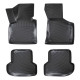 CAR RUBBER FLOOR MATS BLACK 3D AUDI A3 II (2003-2012) RIZLINE