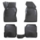 CAR RUBBER FLOOR MATS BLACK 3D AUDI A6 C5 (1997-2004) RIZLINE