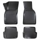 CAR RUBBER FLOOR MATS BLACK 3D AUDI A6 C6 (2006-2011) RIZLINE