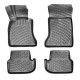 CAR RUBBER FLOOR MATS BLACK 3D BMW 5 F10/F11 FACELIFT (2013 -2017) RIZLINE