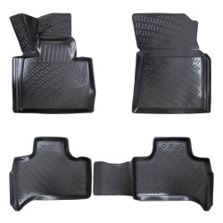 CAR RUBBER FLOOR MATS BLACK 3D BMW X5 E53 (1999-2006) RIZLINE