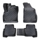 CAR RUBBER FLOOR MATS BLACK 3D CITROEN NEMO (2007-...) RIZLINE