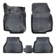 CAR RUBBER FLOOR MATS BLACK 3D FORD B-max (2012-...) RIZLINE