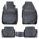 CAR RUBBER FLOOR MATS BLACK 3D FORD FIESTA (2002-2008) RIZLINE