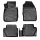 CAR RUBBER FLOOR MATS BLACK 3D FORD FIESTA (2008-2013) RIZLINE