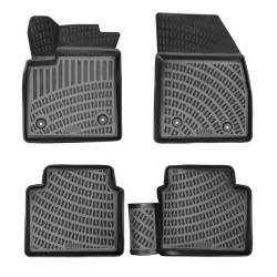 CAR RUBBER FLOOR MATS BLACK 3D FORD FOCUS IV (2018 -...) RIZLINE