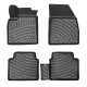 CAR RUBBER FLOOR MATS BLACK 3D FORD FOCUS IV (2018 -...) RIZLINE