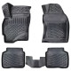 CAR RUBBER FLOOR MATS BLACK 3D FORD MONDEO III (2000-2007) RIZLINE