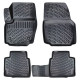 CAR RUBBER FLOOR MATS BLACK 3D FORD MONDEO IV (2007-2014) RIZLINE