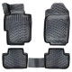 CAR RUBBER FLOOR MATS BLACK 3D HONDA ACCORD  (2002-2008) RIZLINE