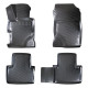 CAR RUBBER FLOOR MATS BLACK 3D HONDA CIVIC SEDAN (2011-2016) RIZLINE
