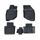 CAR RUBBER FLOOR MATS BLACK 3D HONDA JAZZ (2001-2008) RIZLINE