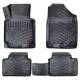 CAR RUBBER FLOOR MATS BLACK 3D HYUNDAI I30 II (2012-2017) RIZLINE