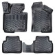 CAR RUBBER FLOOR MATS BLACK 3D HYUNDAI IX35 (2010-2015)  RIZLINE