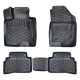 CAR RUBBER FLOOR MATS BLACK 3D  HYUNDAI TUCSON (2020-...) RIZLINE