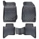 CAR RUBBER FLOOR MATS BLACK 3D ISUZU D-MAX (2012-2019) RIZLINE