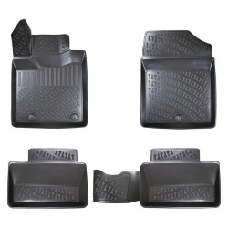 ALFOMBRILLAS DE GOMA NEGRAS 3D KIA PICANTO III (2017-...) RIZLINE