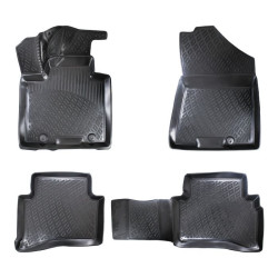 CAR RUBBER FLOOR MATS BLACK 3D KIA SPORTAGE IV (2015 -2021) RIZLINE