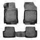 CAR RUBBER FLOOR MATS BLACK 3D RENAULT LATITUDE (2011-...) RIZLINE