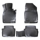 CAR RUBBER FLOOR MATS BLACK 3D MAZDA 6 III Sedan (2012-...) RIZLINE