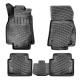 CAR RUBBER FLOOR MATS BLACK 3D MERCEDES B-class W245 (2005-...) RIZLINE