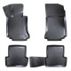 CAR RUBBER FLOOR MATS BLACK 3D MERCEDES C-class  W204 (2007-2014) RIZLINE