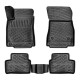 CAR RUBBER FLOOR MATS BLACK 3D MERCEDES CLA II (2019-...) RIZLINE