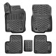 CAR RUBBER FLOOR MATS BLACK 3D MERCEDES ML-class W166 (2011-2015) RIZLINE