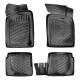 CAR RUBBER FLOOR MATS BLACK 3D RENAULT MEGANE I (1995-2002) RIZLINE
