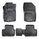 CAR RUBBER FLOOR MATS BLACK 3D  MITSUBISHI ASX (2010-...) RIZLINE