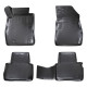 CAR RUBBER FLOOR MATS BLACK 3D NISSAN JUKE (2010-2019) RIZLINE