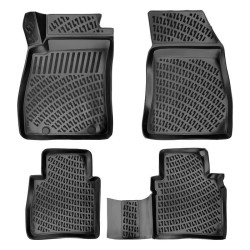ALFOMBRILLAS DE GOMA NEGRAS PARA COCHE NISSAN PULSAR C13 (2014-...) RIZLINE