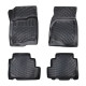CAR RUBBER FLOOR MATS BLACK 3D  CHEVROLET CAPTIVA (2006-...) RIZLINE