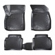 CAR RUBBER FLOOR MATS BLACK 3D OPEL INSIGNIA II (2017-...) RIZLINE