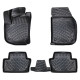 CAR RUBBER FLOOR MATS BLACK 3D  OPEL ZAFIRA A (1999-2006) RIZLINE
