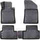 CAR RUBBER FLOOR MATS BLACK 3D PEUGEOT 508 (2010-2018) RIZLINE