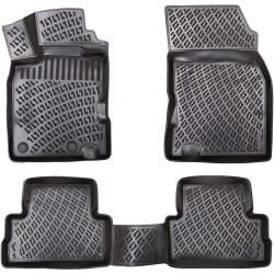 ALFOMBRILLAS DE GOMA NEGRAS 3D RENAULT KADJAR (2015-2021) RIZLINE