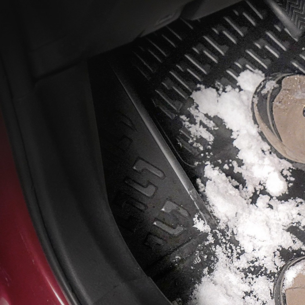 CAR RUBBER FLOOR MATS BLACK 3D BMW iX3 G08 (2020-...) RIZLINE