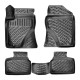 CAR RUBBER FLOOR MATS BLACK 3D TOYOTA AVENSIS II (2003-2009) RIZLINE