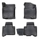 CAR RUBBER FLOOR MATS BLACK 3D TOYOTA LAND CRUISER J150 (2009-...) RIZLINE