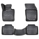CAR RUBBER FLOOR MATS BLACK 3D VOLVO V90 (2016-...) RIZLINE